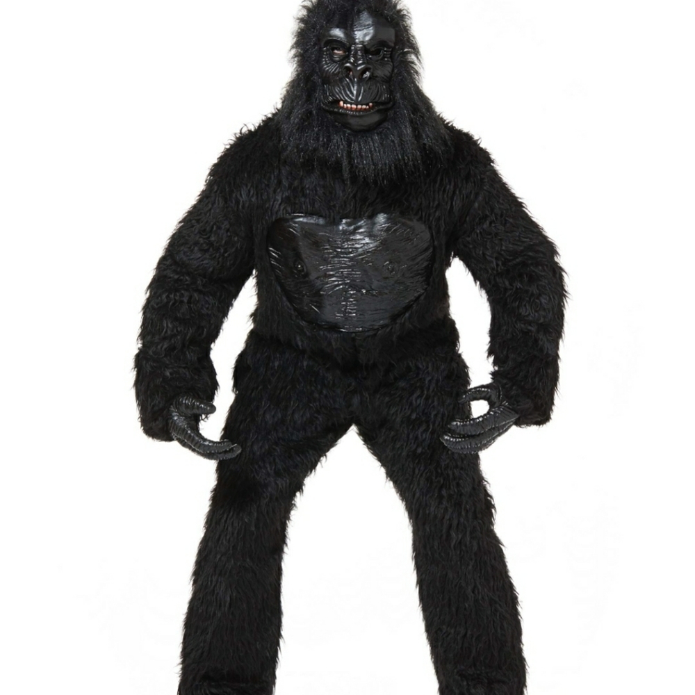 Spirit Halloween Deluxe Gorilla Suit With Mask Adult One Size